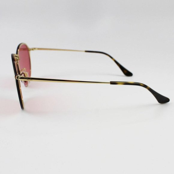Ray-Ban Blaze Round Sunglasses Pink Mirrored Lens main image 6